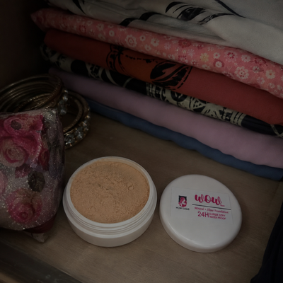 Customer review photo for Wow S1 45 Shade Powder Foundation – Mineral Base Makeup