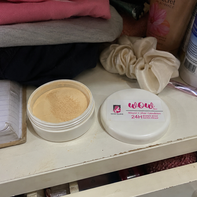 Customer review photo for Wow S1 45 Shade Powder Foundation – Mineral Base Makeup