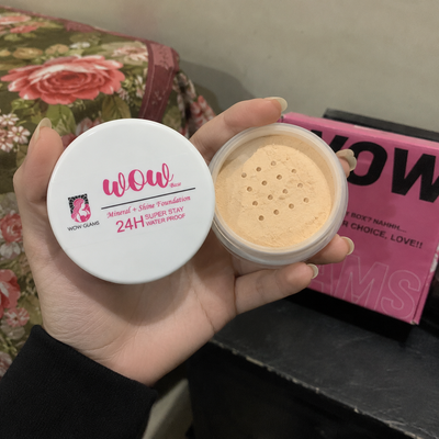 Customer review photo for Wow S1 45 Shade Powder Foundation – Mineral Base Makeup