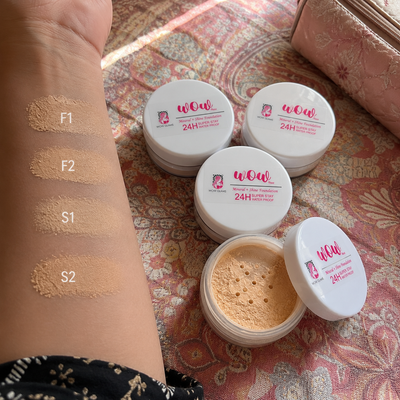 Customer review photo for Wow S2 38 Shade Powder Foundation – Mineral Base Makeup