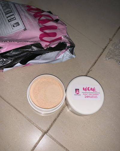 Customer review photo for Wow S2 38 Shade Powder Foundation – Mineral Base Makeup