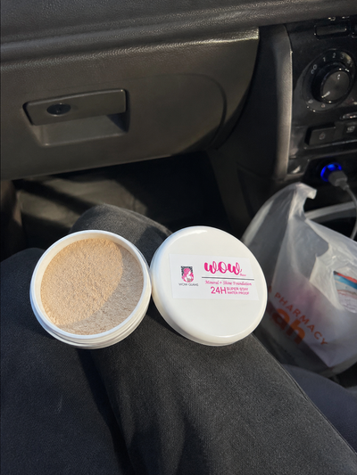 Customer review photo for Wow F1 Shade Powder Foundation – Mineral Base Makeup