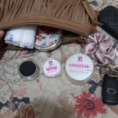 Customer review photo for Wow Black Matte Eye Liner | Wow Cake Liner