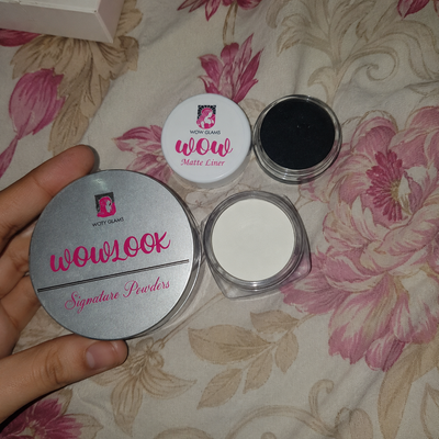 Customer review photo for Wow White Gel Liner | Waterproof Gel Liner