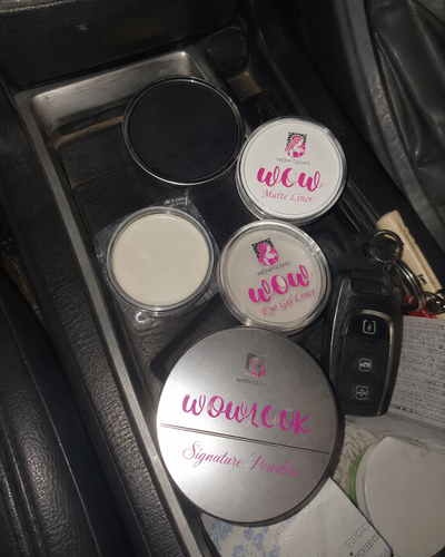 Customer review photo for Wow Black Matte Eye Liner | Wow Cake Liner
