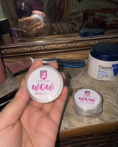 Customer review photo for Wow White Gel Liner | Waterproof Gel Liner