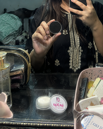 Customer review photo for Wow Black Matte Eye Liner | Wow Cake Liner