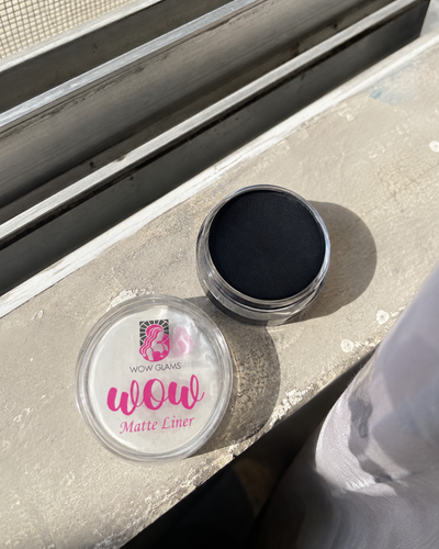 Customer review photo for Wow Black Matte Eye Liner | Wow Cake Liner