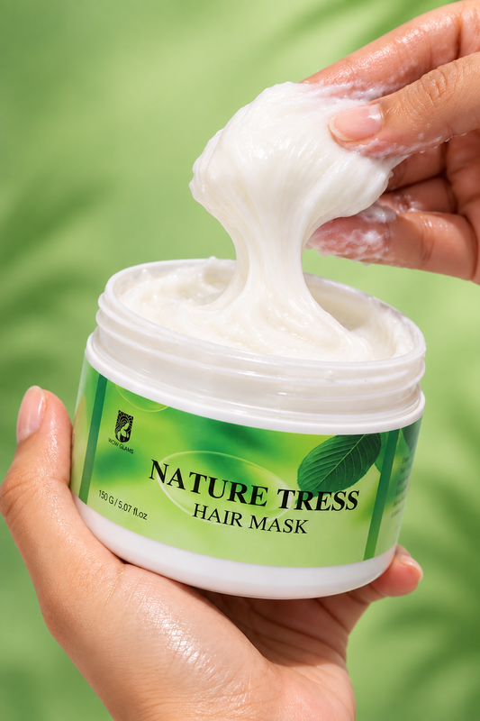 Nature Tress Hair Mask | Best Hair Mask for Dry Damaged Hair - Wow Glams