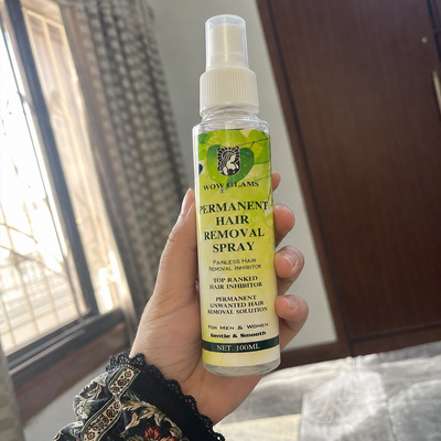 Customer review photo for Hair Removal Inhibitor Spray | Hair Growth Reduction Spray