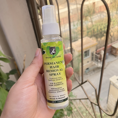 Customer review photo for Hair Removal Inhibitor Spray | Hair Growth Reduction Spray