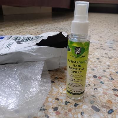 Customer review photo for Hair Removal Inhibitor Spray | Hair Growth Reduction Spray