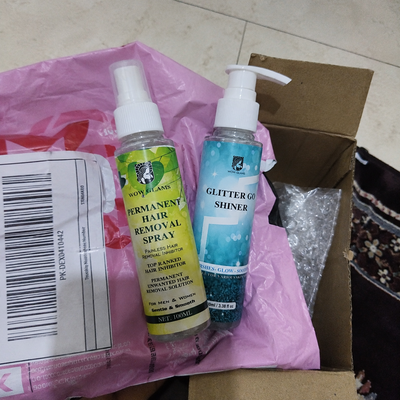 Customer review photo for Hair Removal Inhibitor Spray | Hair Growth Reduction Spray