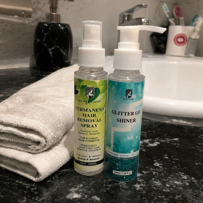 Customer review photo for Hair Removal Inhibitor Spray | Hair Growth Reduction Spray
