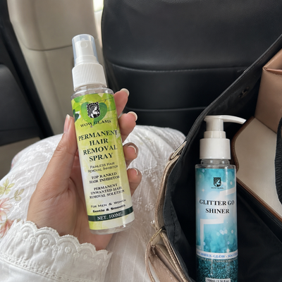 Customer review photo for Hair Removal Inhibitor Spray | Hair Growth Reduction Spray