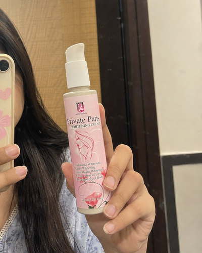 Customer review photo for Private Part Brightening Cream