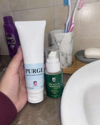 Customer review photo for Moringa Retinol Serum