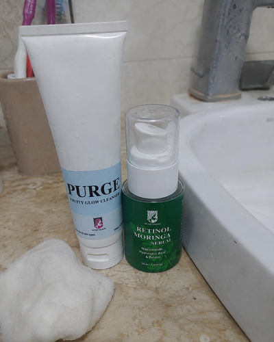Customer review photo for Moringa Retinol Serum