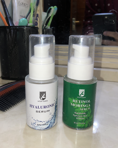 Customer review photo for Moringa Retinol Serum