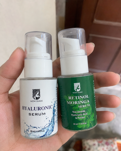 Customer review photo for Moringa Retinol Serum