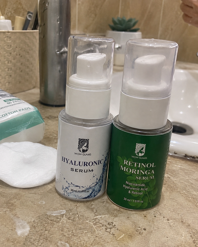 Customer review photo for Moringa Retinol Serum