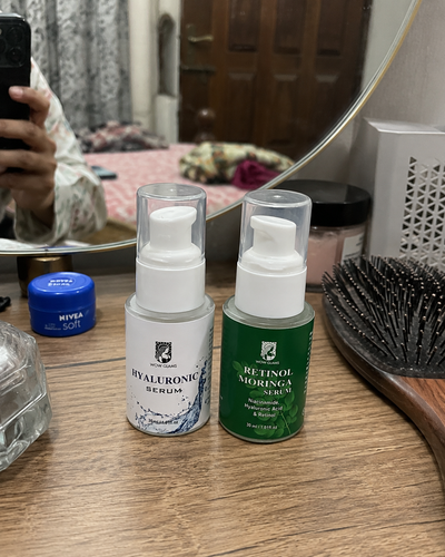 Customer review photo for Moringa Retinol Serum