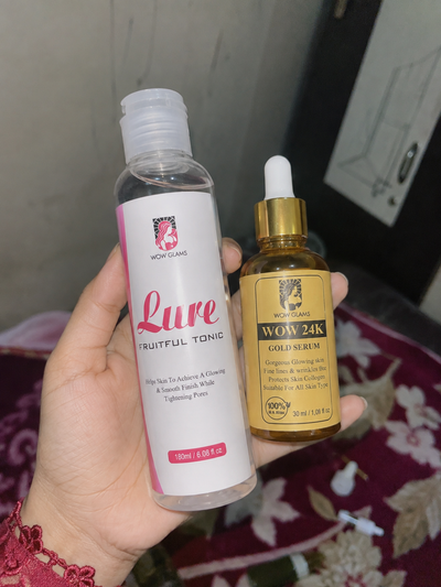 Customer review photo for Wow 24k Gold Serum