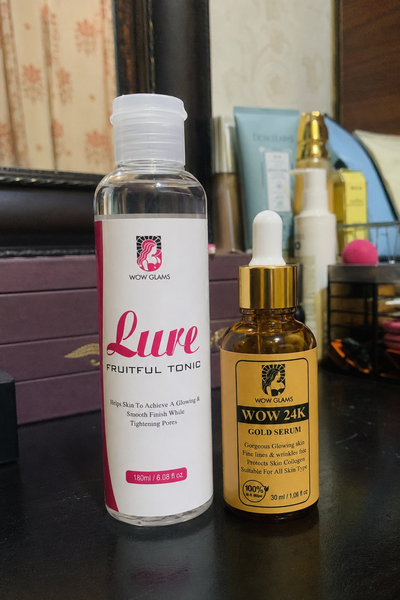 Customer review photo for Wow 24k Gold Serum