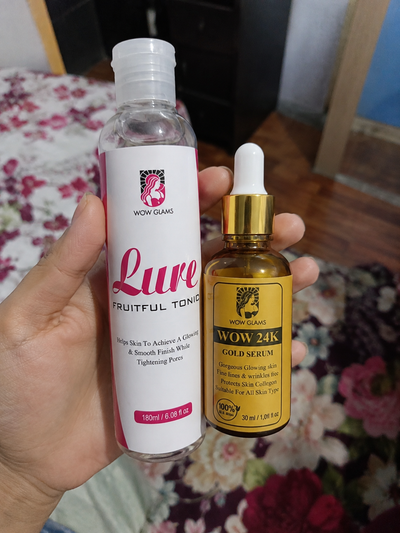 Customer review photo for Wow 24k Gold Serum