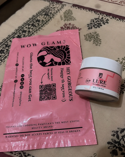 Customer review photo for LURE Brightening Cream