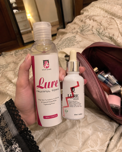 Customer review photo for LURE Brightening Serum
