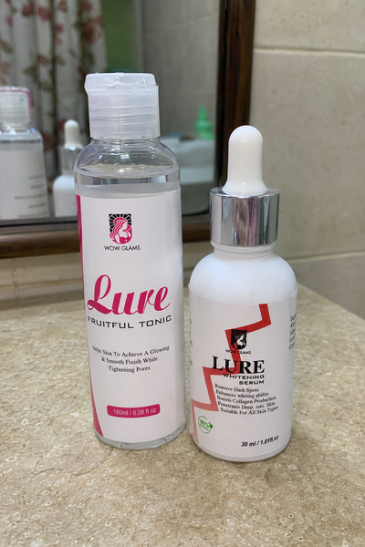 Customer review photo for LURE Brightening Serum