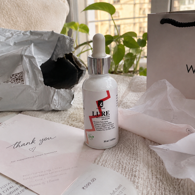 Customer review photo for LURE Brightening Serum