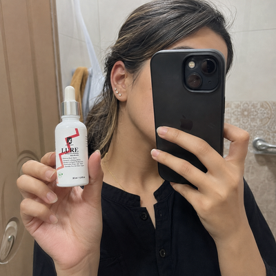 Customer review photo for LURE Brightening Serum