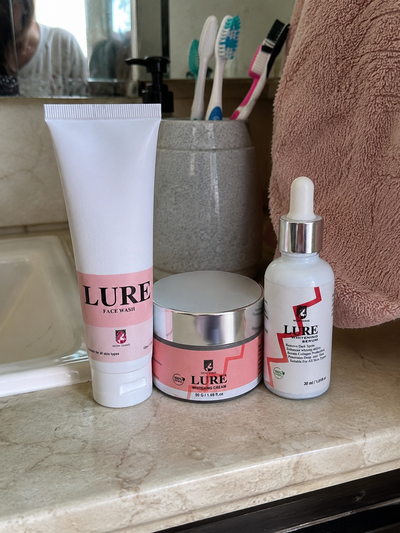 Customer review photo for LURE Brightening Face Wash