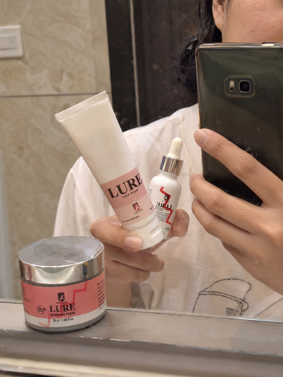 Customer review photo for LURE Brightening Face Wash