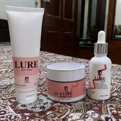 Customer review photo for LURE Brightening Serum