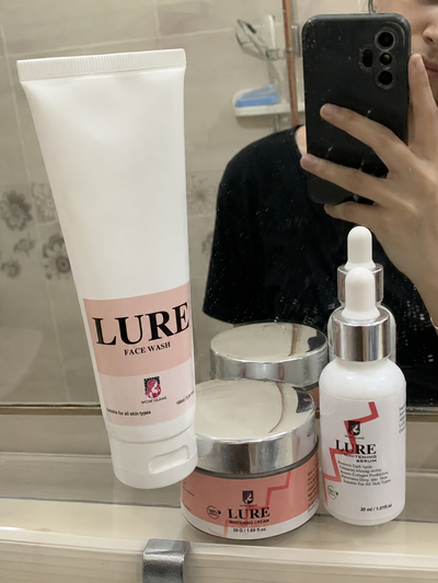 Customer review photo for LURE Brightening Cream