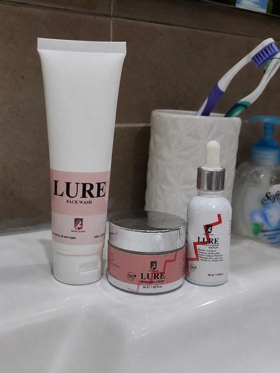 Customer review photo for LURE Brightening Cream