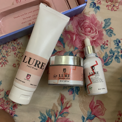Customer review photo for LURE Brightening Serum