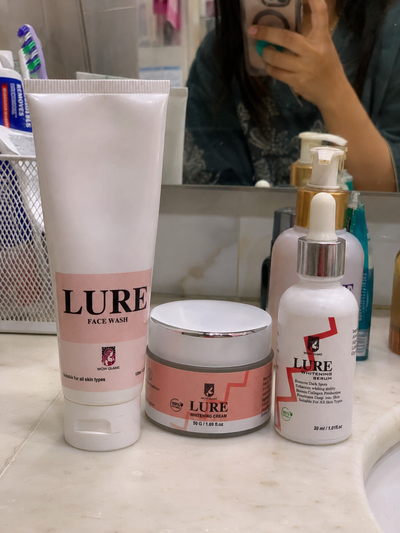 Customer review photo for LURE Brightening Serum