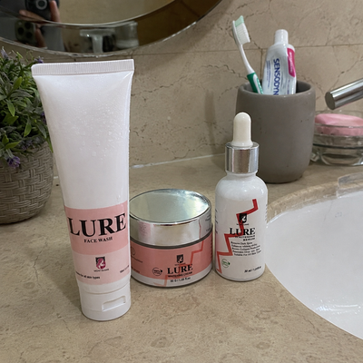 Customer review photo for LURE Brightening Serum