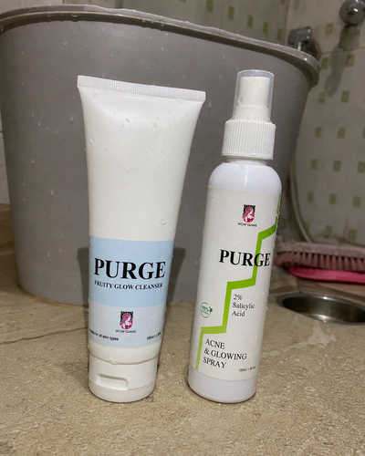 Customer review photo for PURGE Mist | Hydrating Face Mist Spray