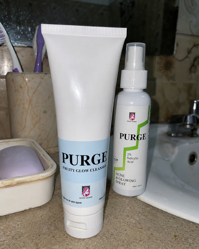 Customer review photo for PURGE Mist | Hydrating Face Mist Spray