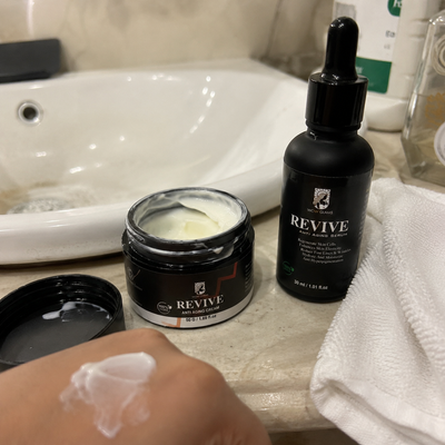 Customer review photo for REVIVE Anti-Aging Serum