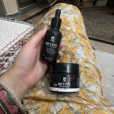 Customer review photo for REVIVE Anti-Aging Serum