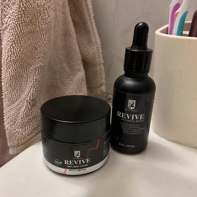 Customer review photo for REVIVE Anti-Aging Serum