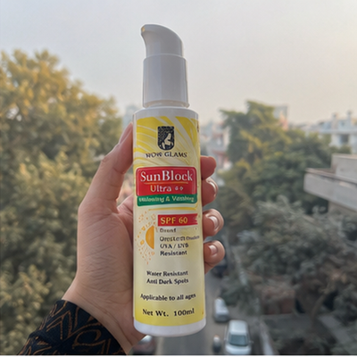 Customer review photo for Sunblock SPF 60