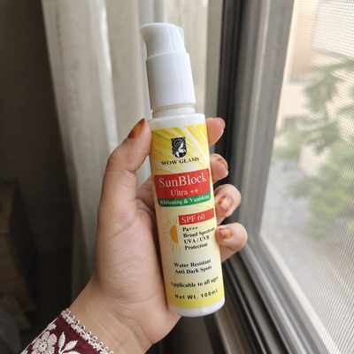 Customer review photo for Sunblock SPF 60