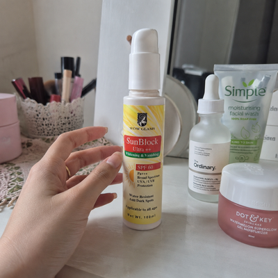 Customer review photo for Sunblock SPF 60